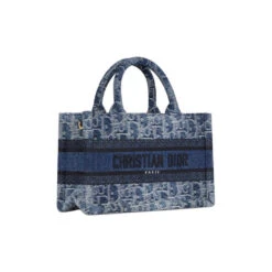 Dior Oblique Blue Mini Book Tote -Beautyencounter Shop Image 20240828104938
