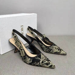 Dior J´ADIOR Slingback Pumps Black EU38