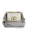 Dior Caro CD Logo Shoulder Bag White -Beautyencounter Shop wsxc1721864312157 0