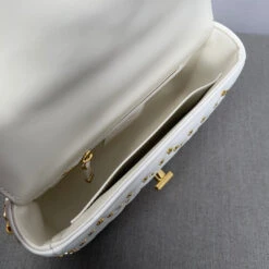 Dior Caro CD Logo Shoulder Bag White -Beautyencounter Shop wsxc1721864312157 6