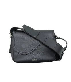 Dior Black Leather Saddle Mini Bag Shoulder Bag