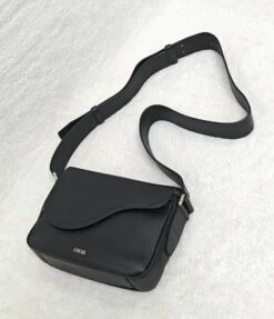 Dior Black Leather Saddle Mini Bag Shoulder Bag -Beautyencounter Shop wsxc1722676777158 2