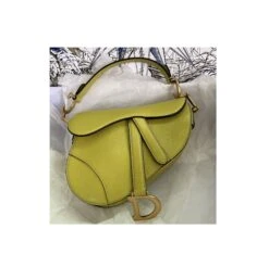Dior Leather Mini Saddle Bag Shoulder Bag