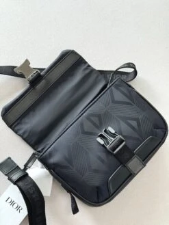 Dior Black CD Diamond Canvas Shoulder Bag -Beautyencounter Shop wsxc1722891842656 5